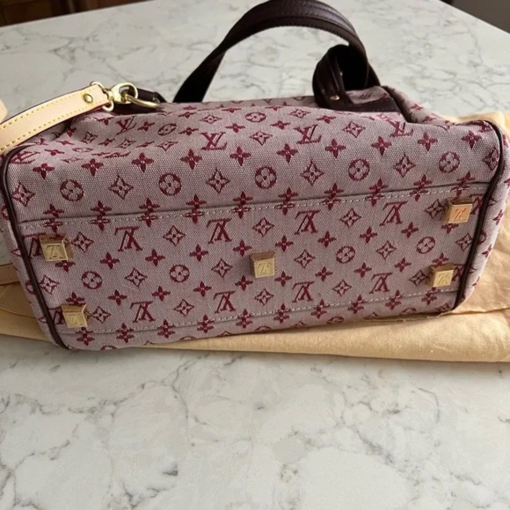 Authentic Louis Vuitton Josephine PM Monogram Mini Lin handbag - Picture 6 of 11